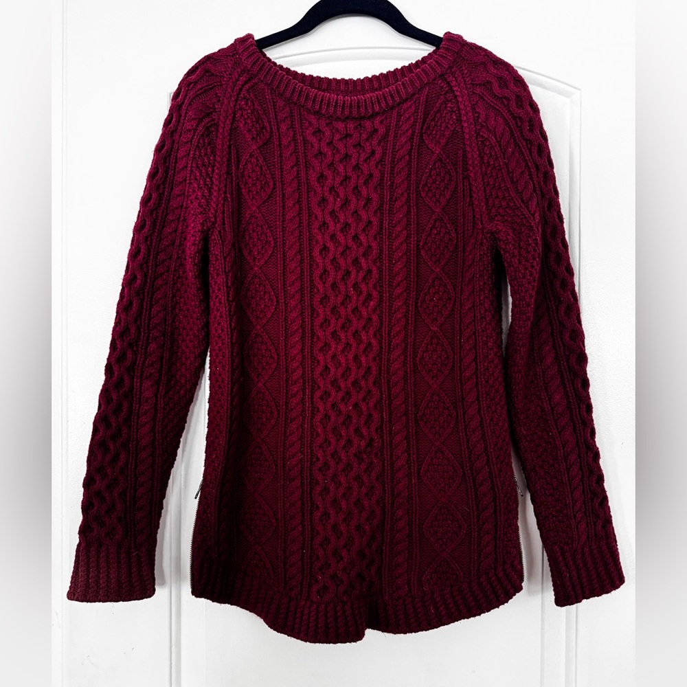 LL Bean Cotton Fisherman’s Tunic Sweater